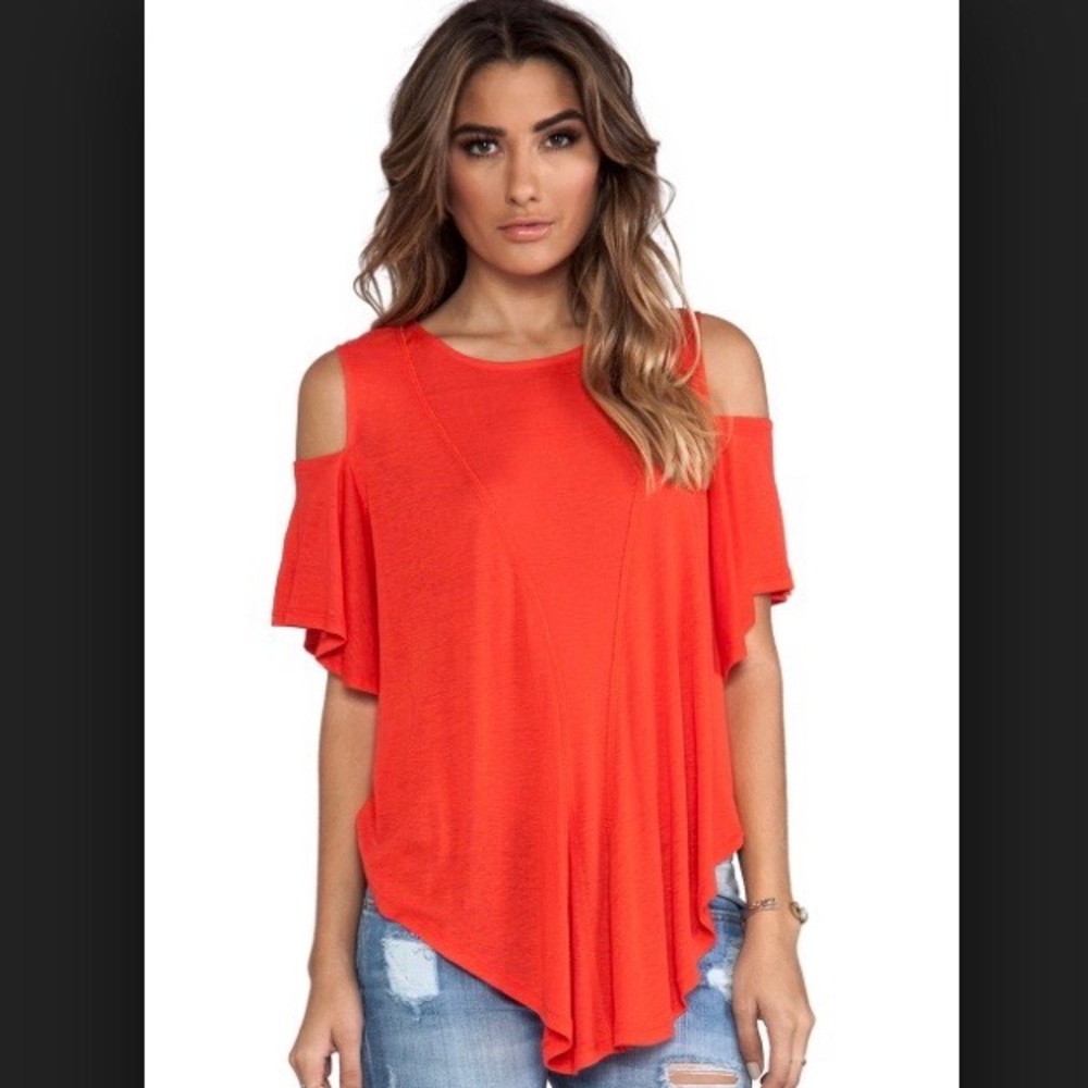 Free people cold shoulder blouse